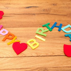 feelz Girlande aus Filz HAPPY BIRTHDAY Fair Trade Nepal