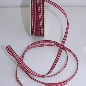 Karoband dunkelrot schmal