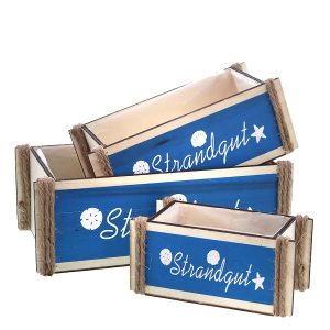 Holzbox Strandgut 3er Set – Dekorativ & Praktisch für Aufbewahrung