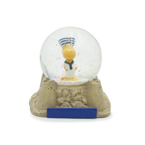 Glitzerkugel Wattwurm aus Poly 9x8x9cm – Zauberhaftes Deko-Highlight