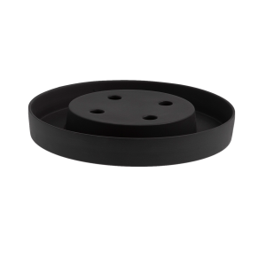 Kerzenhalter VALLTORP, Schwarz, 30 cm, Storefactory