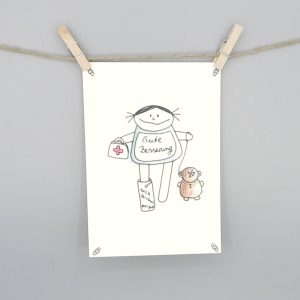 Gute Besserung Karte, Gesundheit verschicken