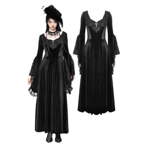 Dark in Love Petricka Velvet Dress