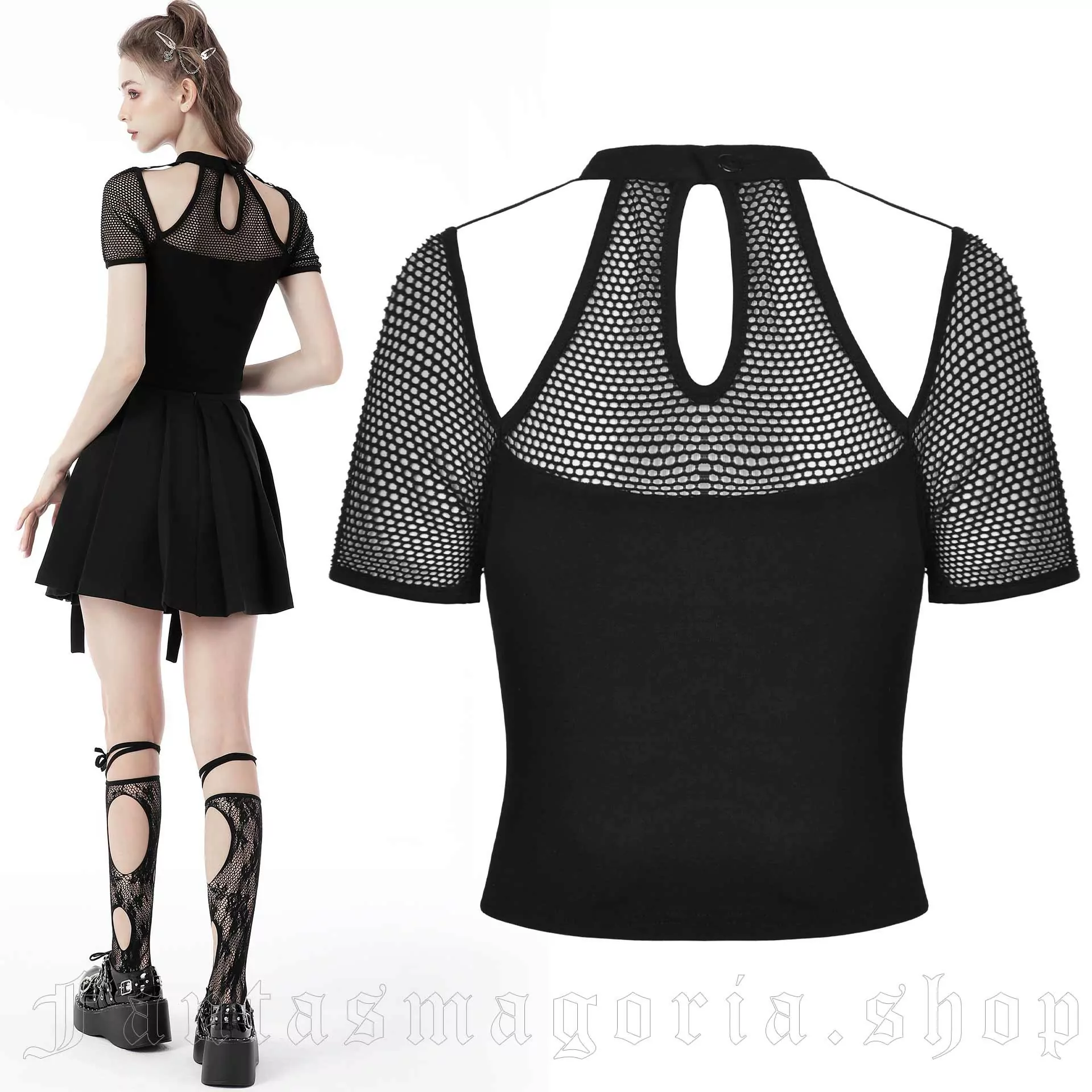 Dark in Love Techno Trap Top – Bild 3