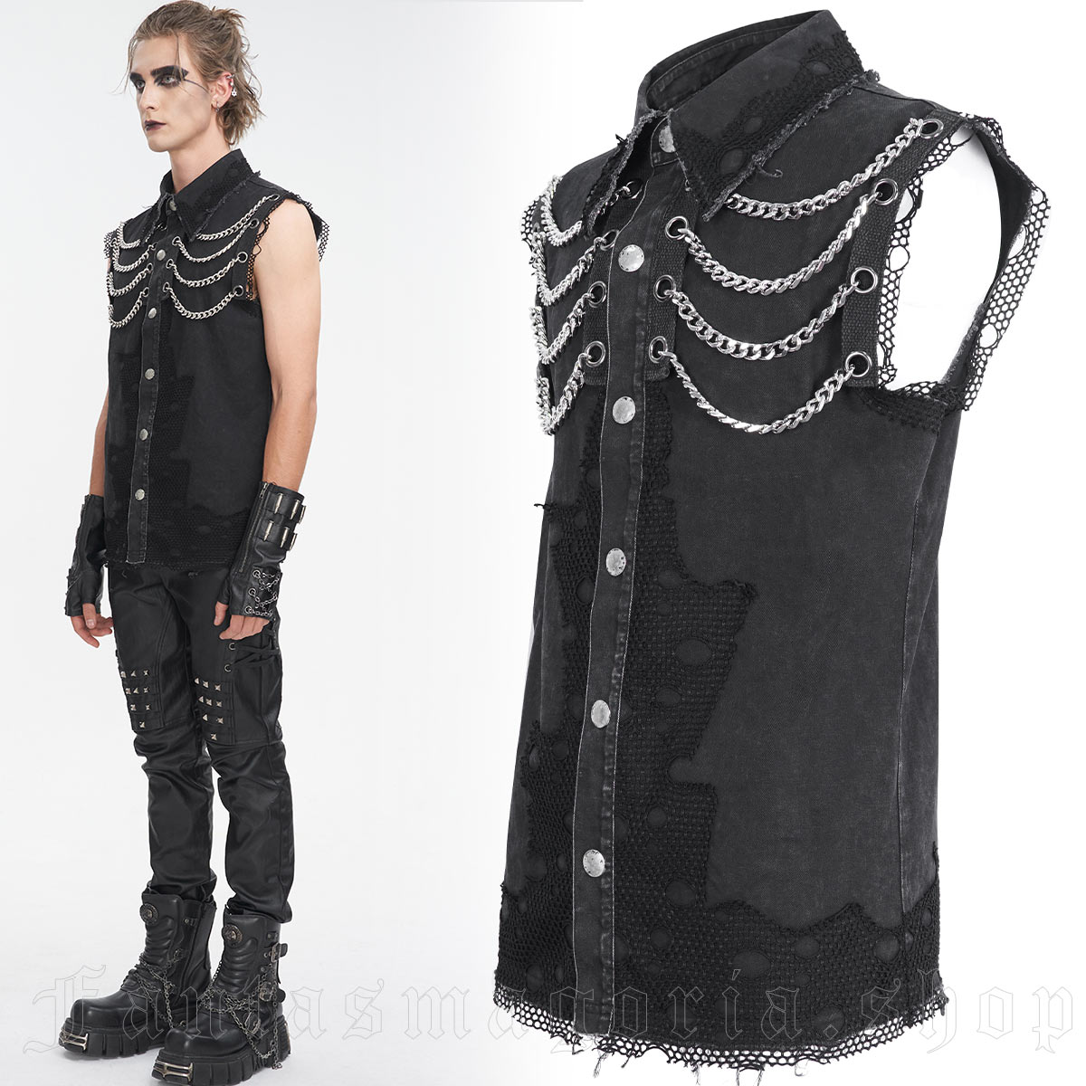 Devil Fashion Mad Nomad Waistcoat – Bild 4