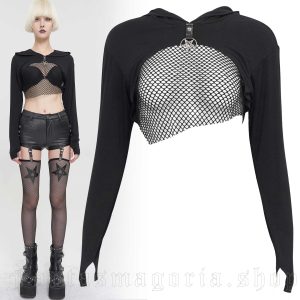 Devil Fashion Techno Witch Crop Shirt