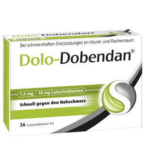 Dolo-Dobendan 1,4 mg/10 mg Lutschtabletten – 36 Stück
