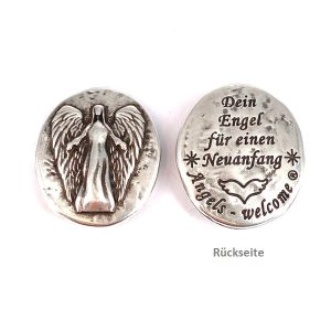 Engel Münze „Dein Engel für einen Neuanfang“ von Angels Welcome