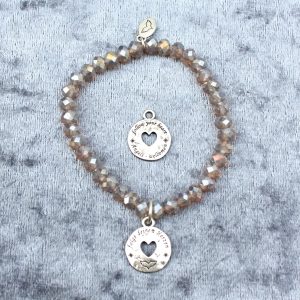 *I FEELGOOD*KristallglasArmband*folge deinem Herzen* 13 Farben