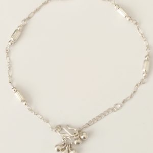Feines Armkettchen oder Fußkettchen süß mit Glöckchen 925er Silber