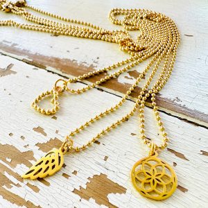 * KUGELKETTE * von Mein Mantra by ALEXA in 4 Längen * 2 Stärken * vergoldet * versilbert * rose vergoldet