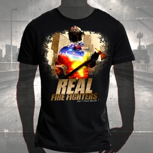 T-Shirt Real Firefighters Urban