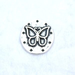 Münze zur Achtsamkeit u. Bewusstsein *Schmetterling*