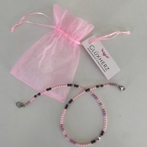 GLÜXHERZ Mundschutzkette Mädchen GLÜX-Helfer