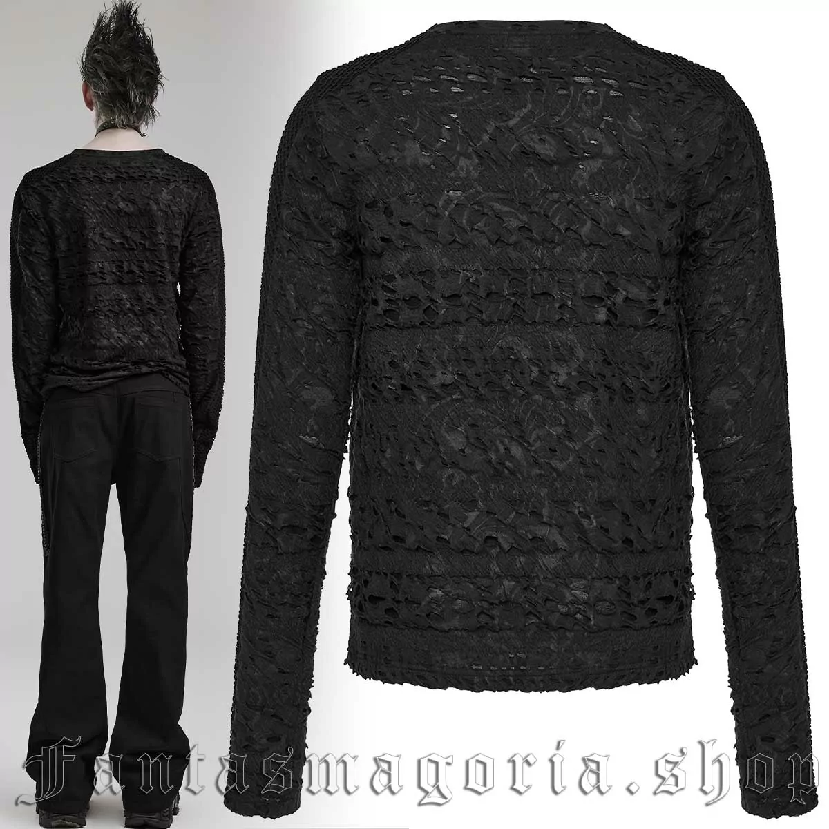 Punk Rave Dark Tribe Longsleeve – Bild 3