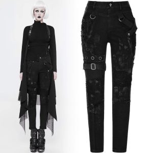Punk Rave Nazgul Trousers fitted