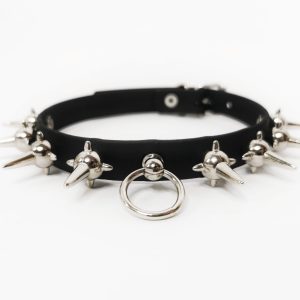 Sacred Sins Choker mit Morgenstern-Nieten