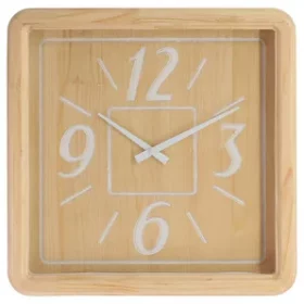 Wanduhr mit dekorativem Ziffernblatt und personalisierter Gravur