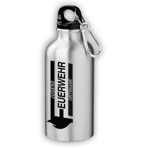 Alu Trinkflasche JF Silber