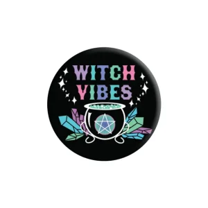 Witch Vibes Button