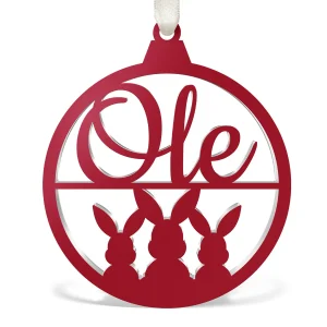 Anhänger für Ostern mit Namen aus Acrylglas