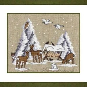 Tiere im Winter – Stickpackung