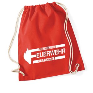 Turnbeutel FF Rot
