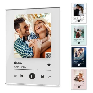 Song Cover Bild in 40×60 cm mit Foto und Wunschtext