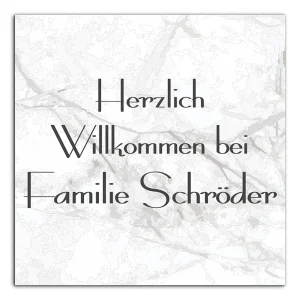 Acrylschild mit Wunsch-Druck | 10×10 cm