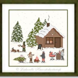 Winterweihnachtswald – Szene 1