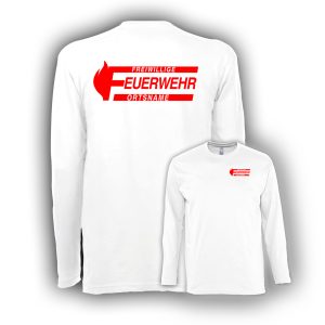 Langarmshirt FF Weiß