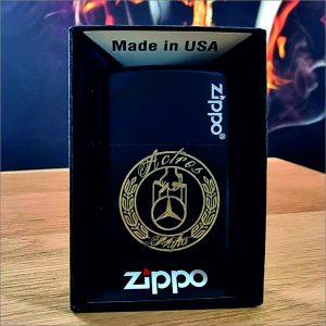 Zippo Feuerzeug schwarz Actros Mafia